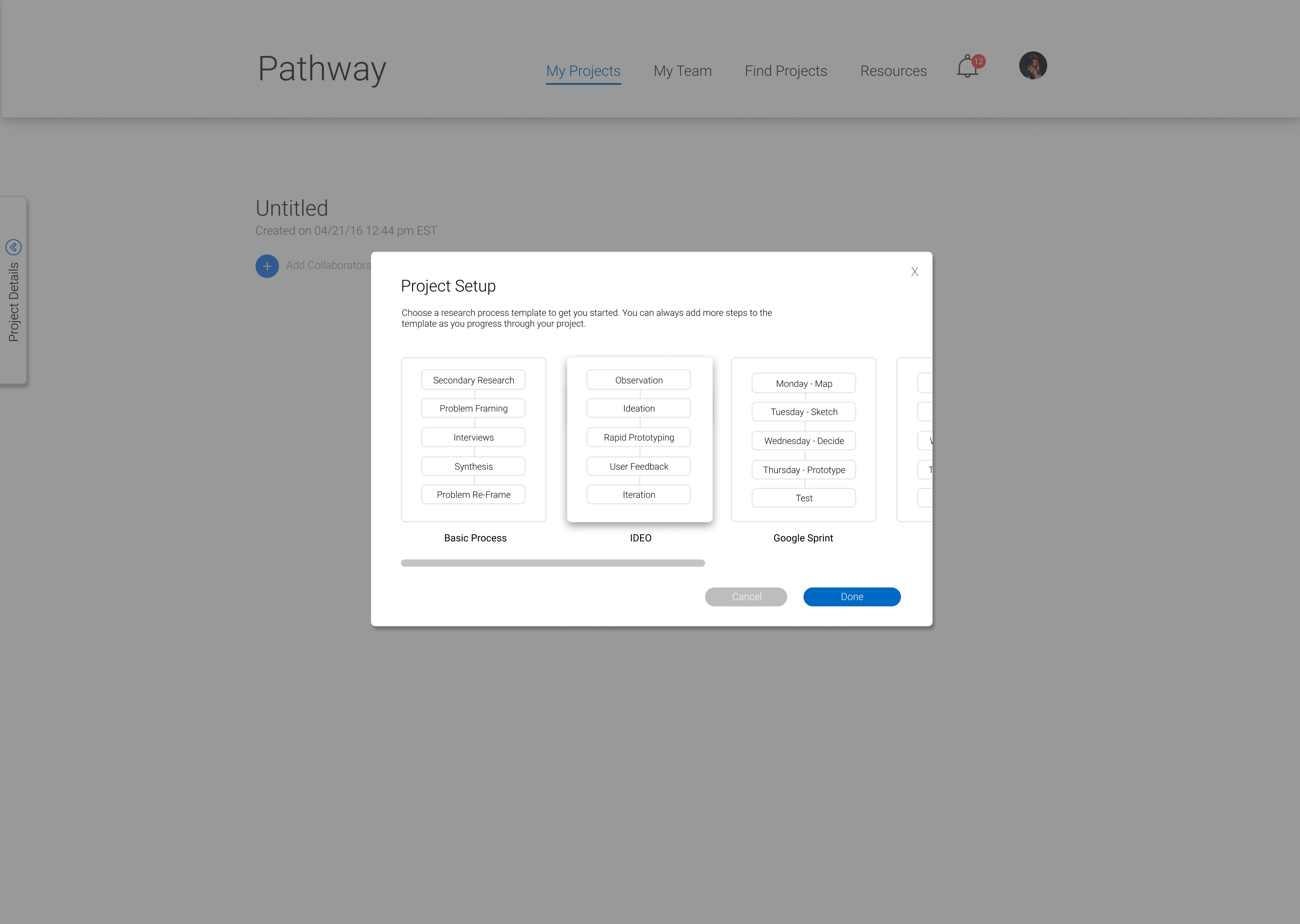 Project template